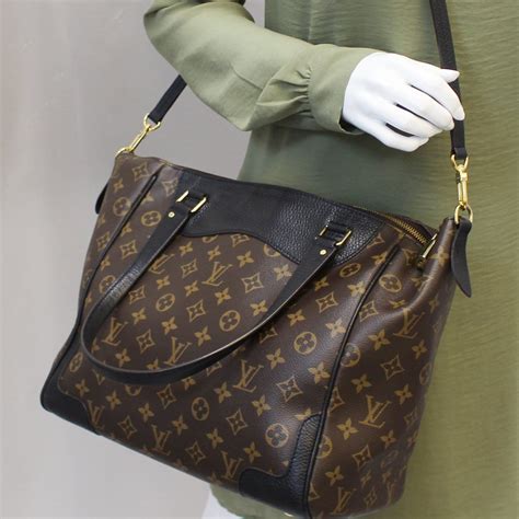 louis vuitton black monogram bag.